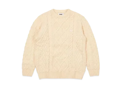 PALACE Cable Knit Neon "Ecru"