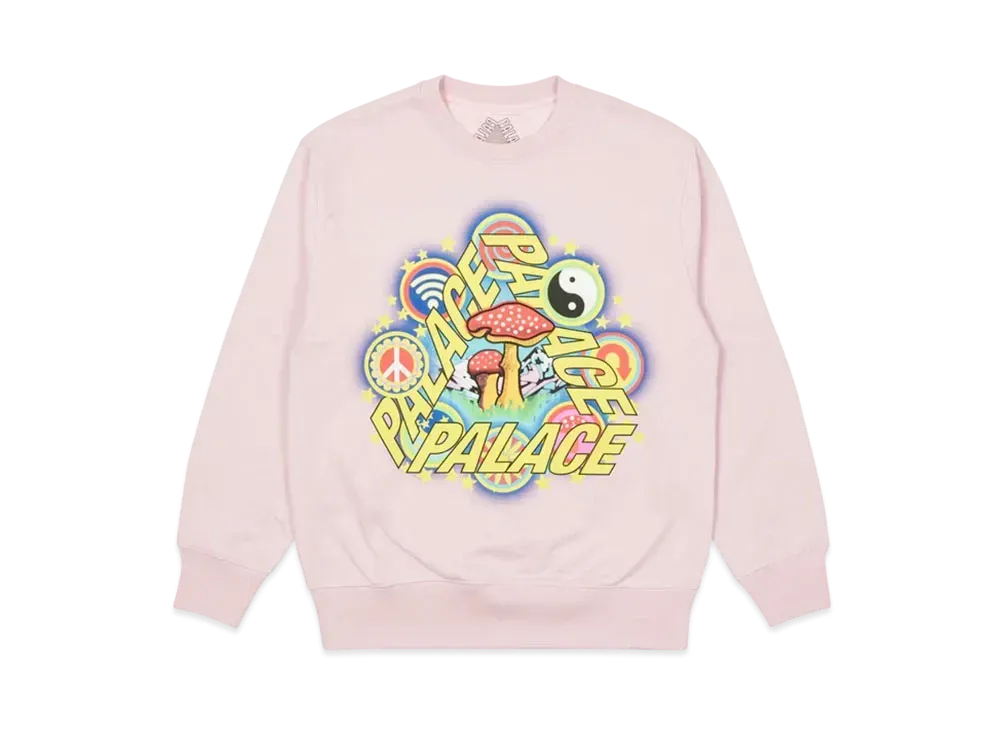 PALACE 5G Crew "Pink"