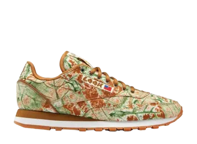 LQQK STUDIO × Reebok Classic Leather "Brown/Bright Ochre/Pale Yellow"