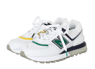 BEAMS BOY x New Balance 574 "White/Navy/Green/Yellow"
