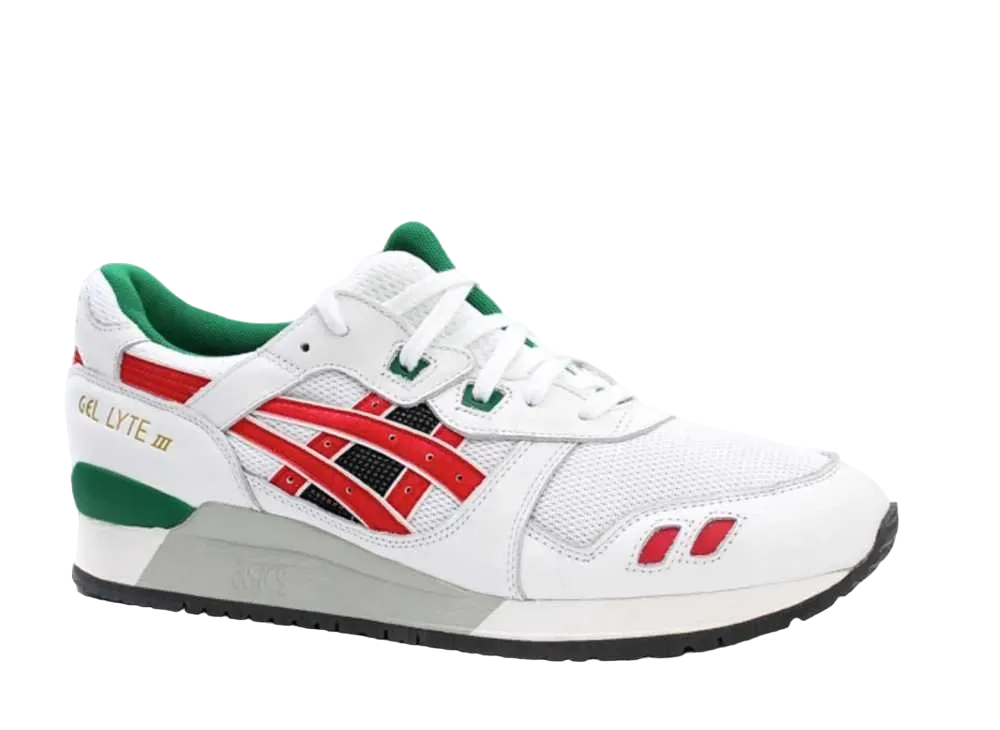 Asics Gel-Lyte III "White Green Red"