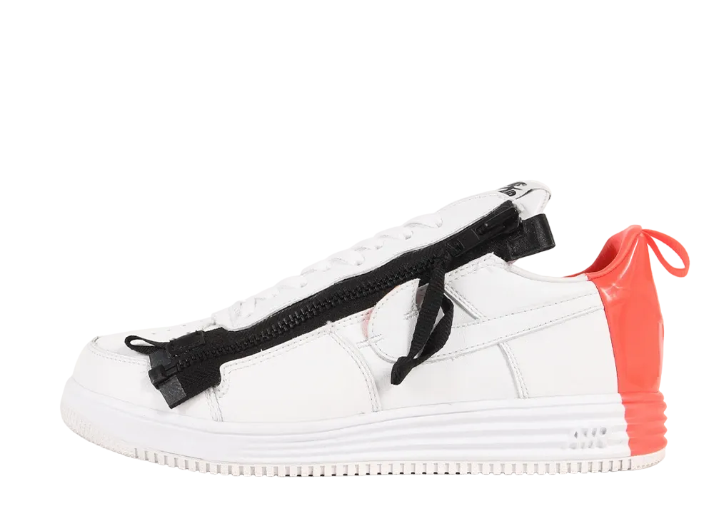 Acronym × Nike Lunar Force 1 Low "White/Bright Crimson"