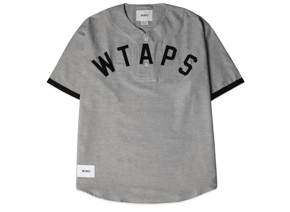 Wtaps LEAGUE / SS / COTTON. FLANNEL "Gray"