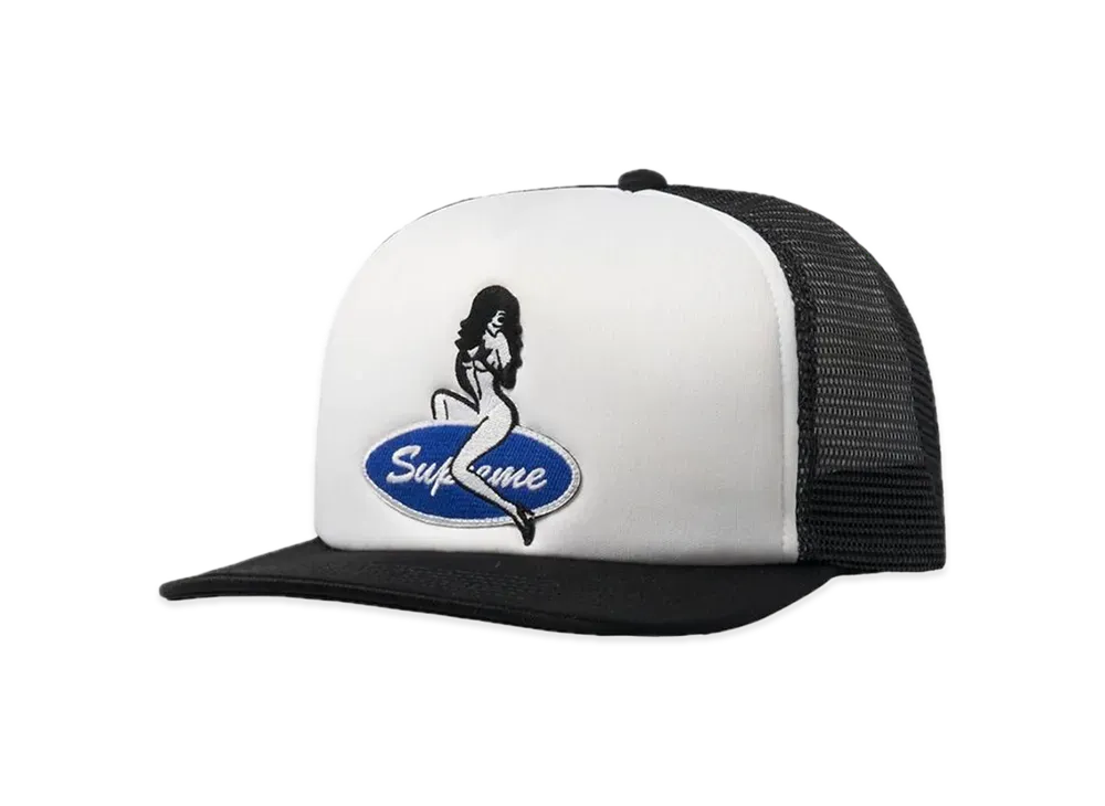 Supreme Pin Up Mesh Back 5-Panel "Black"