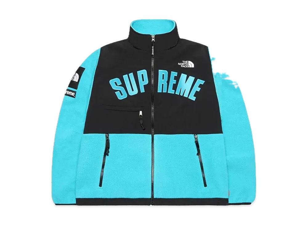 Supreme x The North Face Arc Logo Denali Fleece Jacket "Blue"