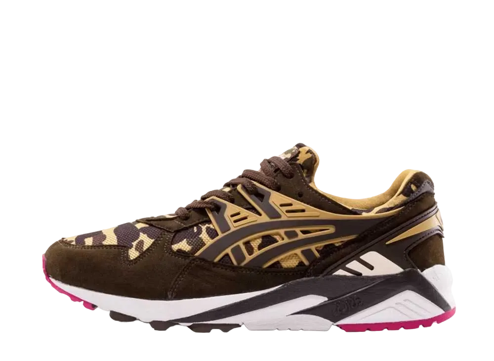 A BATHING APE®︎ × Asics Gel-Kayano "Brown Camo"