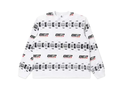 BlackEyePatch BEP Jeans Tire Bordered Crewsweat "White"