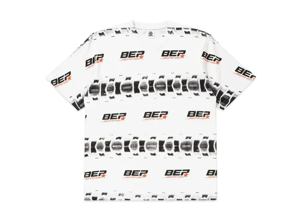 BlackEyePatch BEP Jeans Tire Bordered Tee "White"