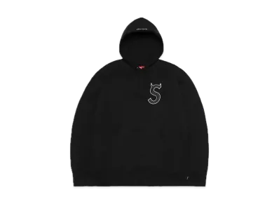 Supreme S Logo Hooded Sweatshirt "Black" (22FW)