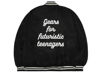 HUMAN MADE NYLON STADIUM JACKET "Black"