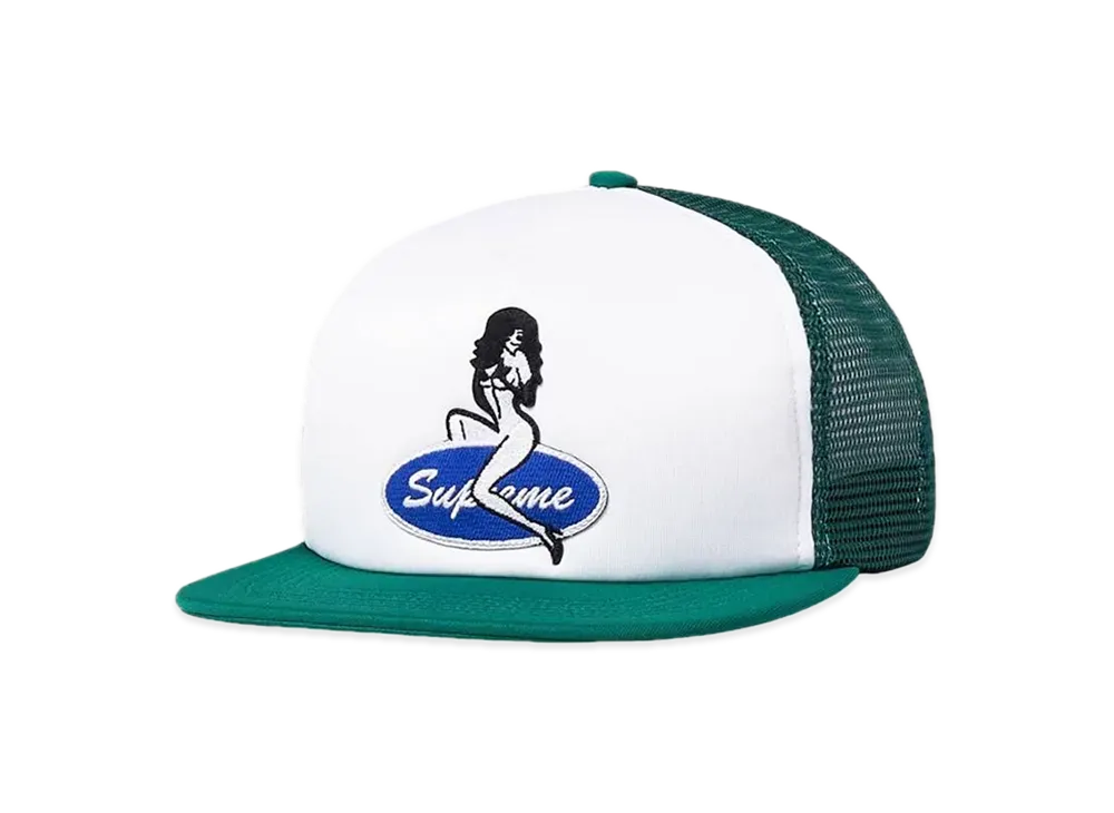 Supreme Pin Up Mesh Back 5-Panel "Green"