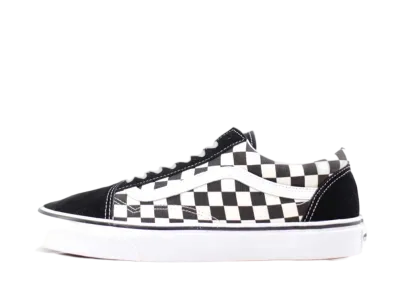 Vans Old Skool Primary Check "White/Black"