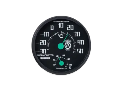 NEIGHBORHOOD SRL Thermohygrometer . AB "Black"