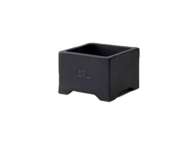 NEIGHBORHOOD TSUKAMOTO . SRL Square-Low Plant Pot . CE "Black"
