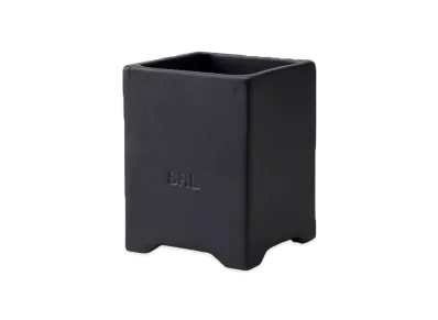 NEIGHBORHOOD TSUKAMOTO . SRL Square-High Plant Pot . CE "Black"