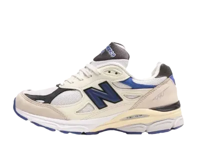 ニューバランス 990V3 "ホワイト/ネイビー"