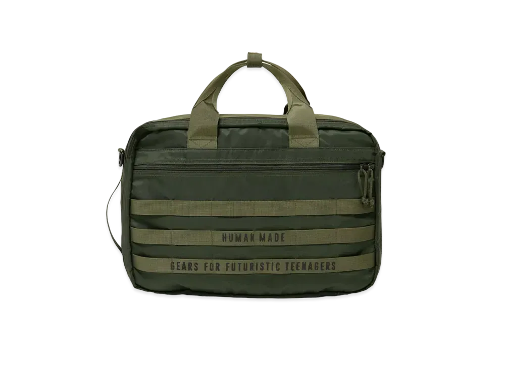 HUMAN MADE 3-WAY MILITARY BAG "Olive Drab"
