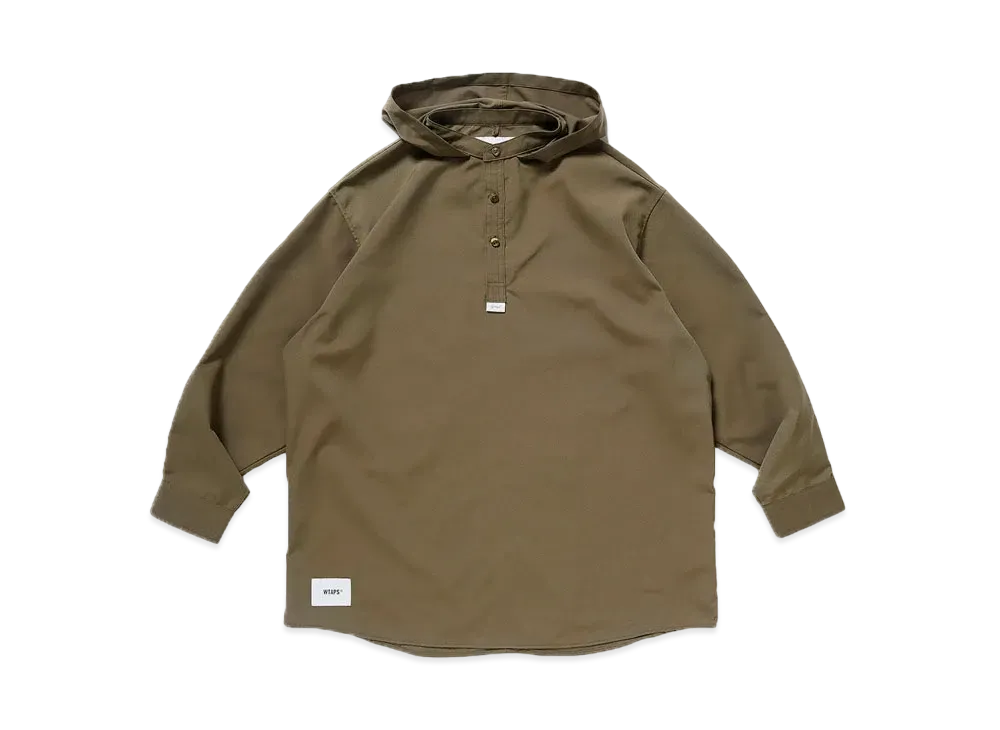 Wtaps Falconer / LS / Poly. Weather "Olive Drab"