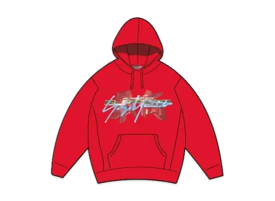 Supreme / Yohji Yamamoto TEKKEN Hooded Sweatshirt "Red"
