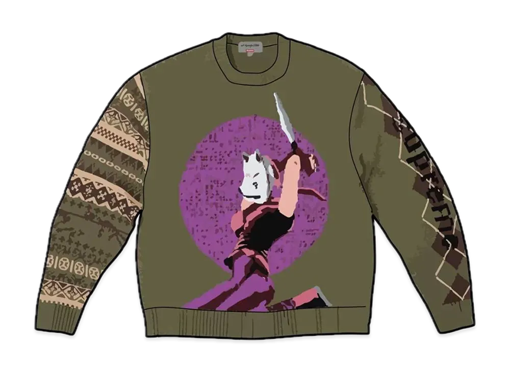 Supreme / Yohji Yamamoto TEKKEN Sweater "Olive"