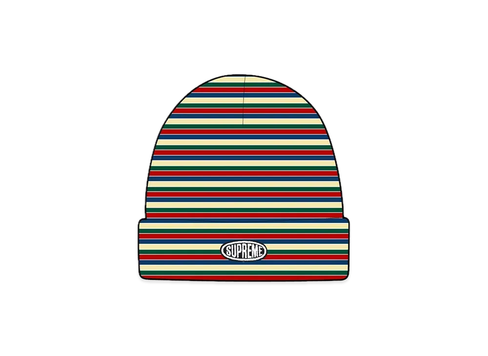 Supreme Multi Stripe Beanie "Yellow"