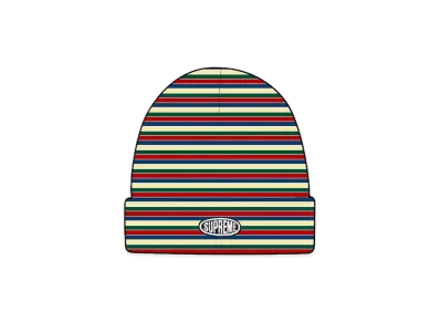 Supreme Multi Stripe Beanie "Yellow"