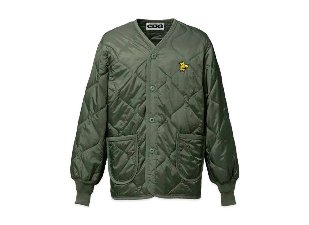 Comme des Garcons Pokemon Liner Jacket With Emblem "Olive"