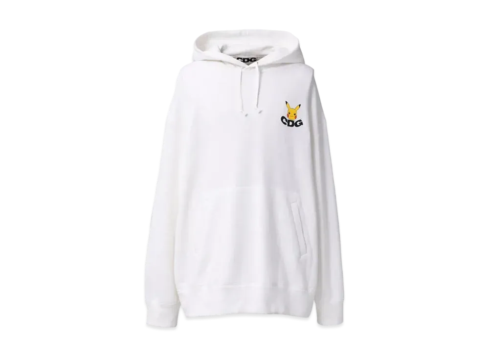 Comme des Garcons Pokemon Oversized Hoodie "White"
