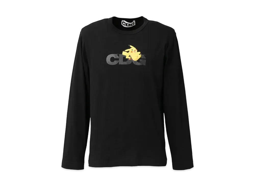 Comme des Garcons Pokemon Long Sleeved T-Shirt "Black"