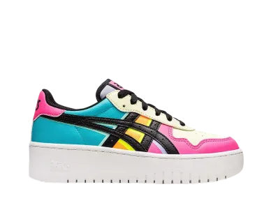 アシックス ウィメンズ ジャパン S PF ハドル "イエロー ブラック"