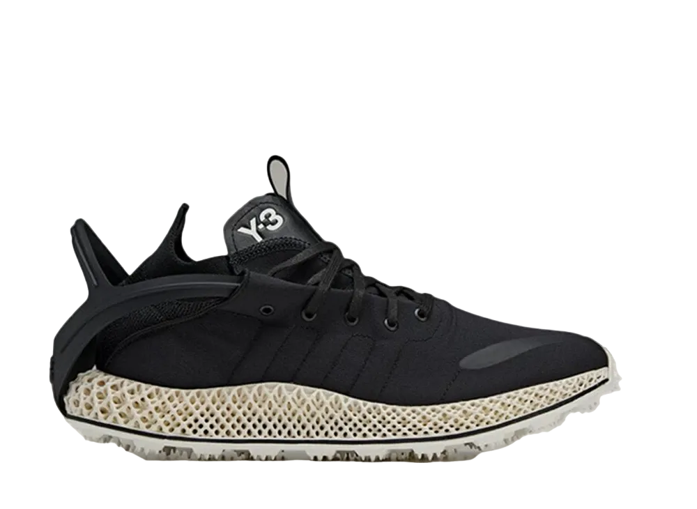 ワイスリー × アディダス ランナー 4D ハロ "ブラック/クリーム ホワイト"