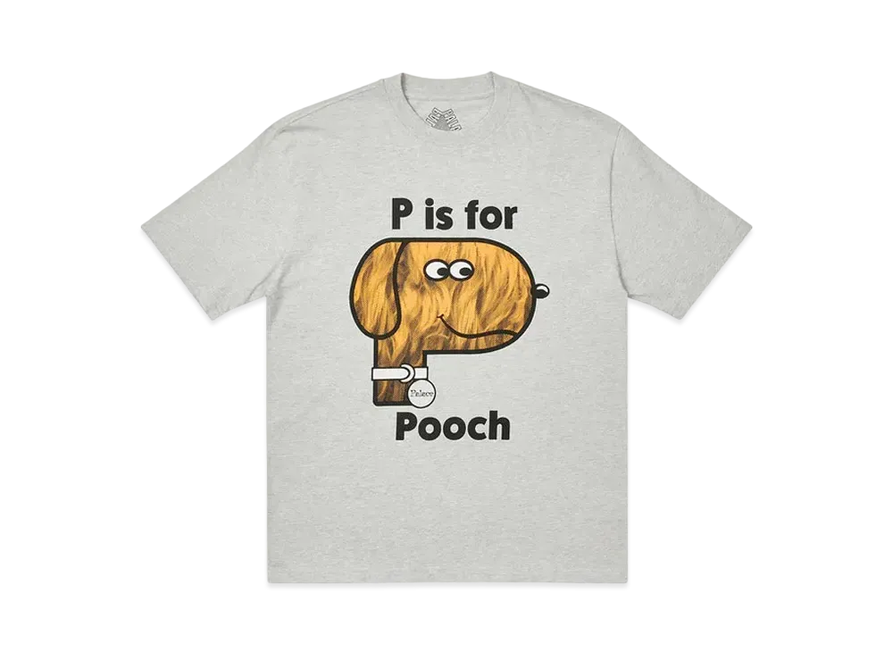 PALACE Pets Are Key T-Shirt "Grey Marl"