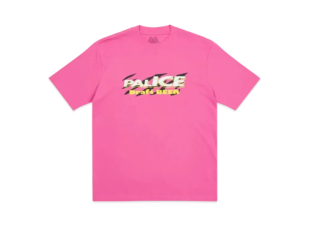 PALACE Light Beer T-Shirt "Pink"