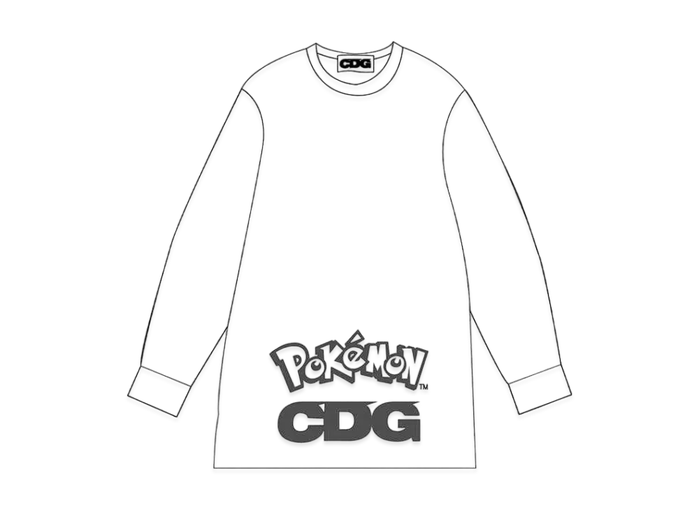 Comme des Garcons Pokemon Shirt "White"