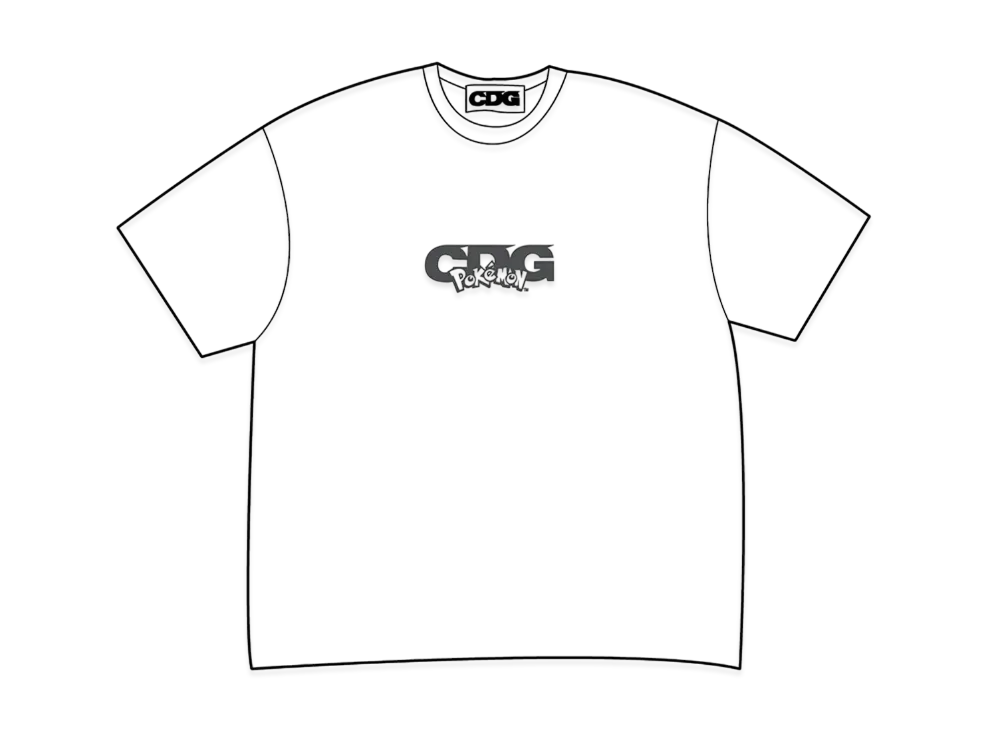 Comme des Garcons Pokemon Oversized T-Shirt "White"