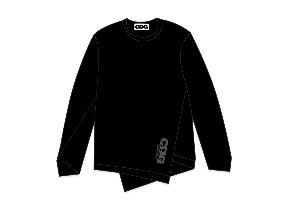 Comme des Garcons Pokemon Long Sleeved T-Shirt "Black"