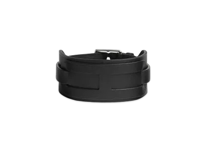 Hermes Etriviere Babord Leather Bracelet "Noir"
