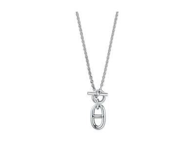 Hermes Chaine D'ancre Necklace "Silver"