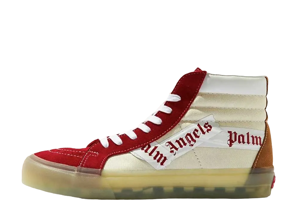 Palm Angels × Vans Vault Sk-8 Hi LX "Chili Pepper & Chipmunk"