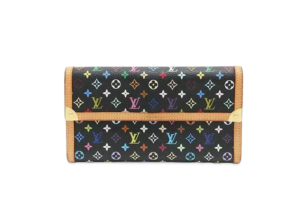 Louis Vuitton International Wallet Monogram Multicolor "Noir"