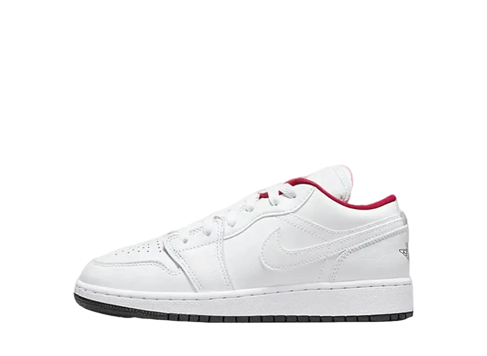 Nike GS Air Jordan 1 Low "White Gym Red Black"