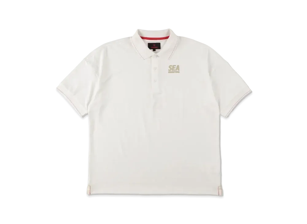WIND AND SEA x BRIEFING Tour Polo Loose Fit WDS "White"
