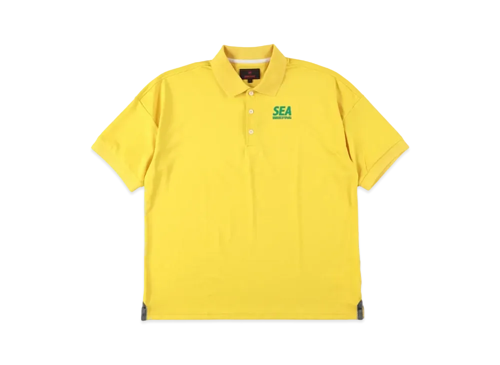 WIND AND SEA x BRIEFING Tour Polo Loose Fit WDS "Yellow"