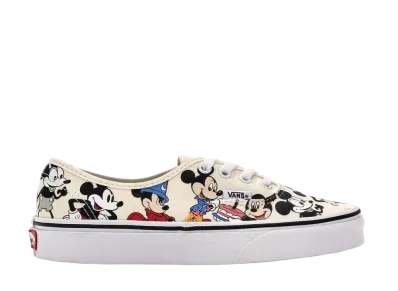 ディズニー × バンズ オーセンティック ミッキーマウス バースデイ "ホワイト/ブラック"