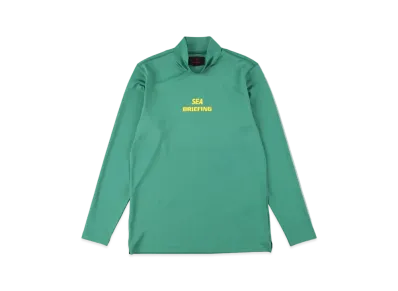 WIND AND SEA x BRIEFING Tour LS High Neck WDS "Green"