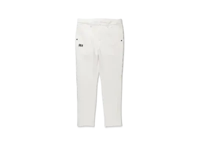 WIND AND SEA x BRIEFING Side Line Slim Jogger Pants WDS "White"