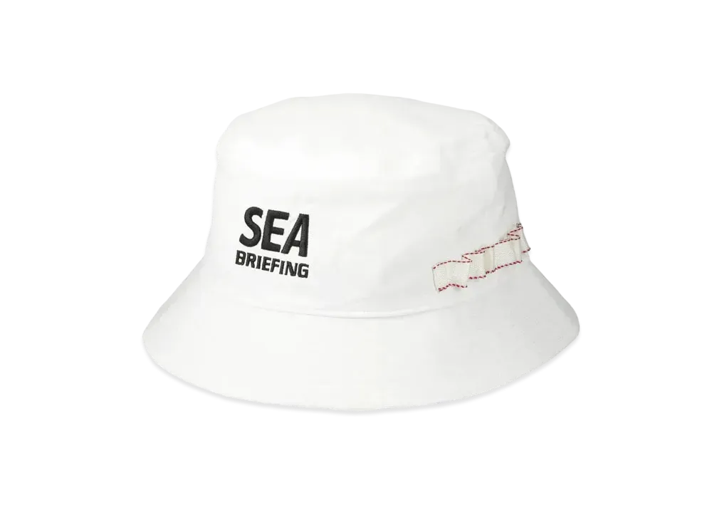 WIND AND SEA x BRIEFING Basic Hat WDS "White"