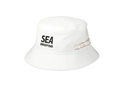 WIND AND SEA x BRIEFING Basic Hat WDS "White"