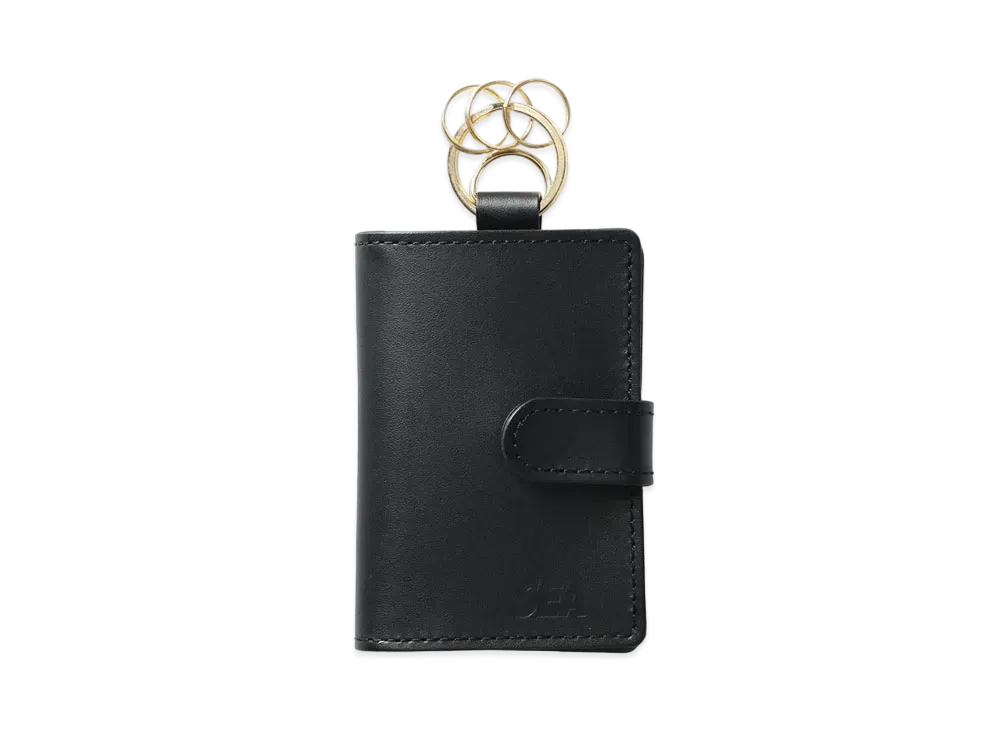 WIND AND SEA Sea Leather Key Case "Black"