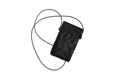 WIND AND SEA Sea Leather Sacoche "Black"